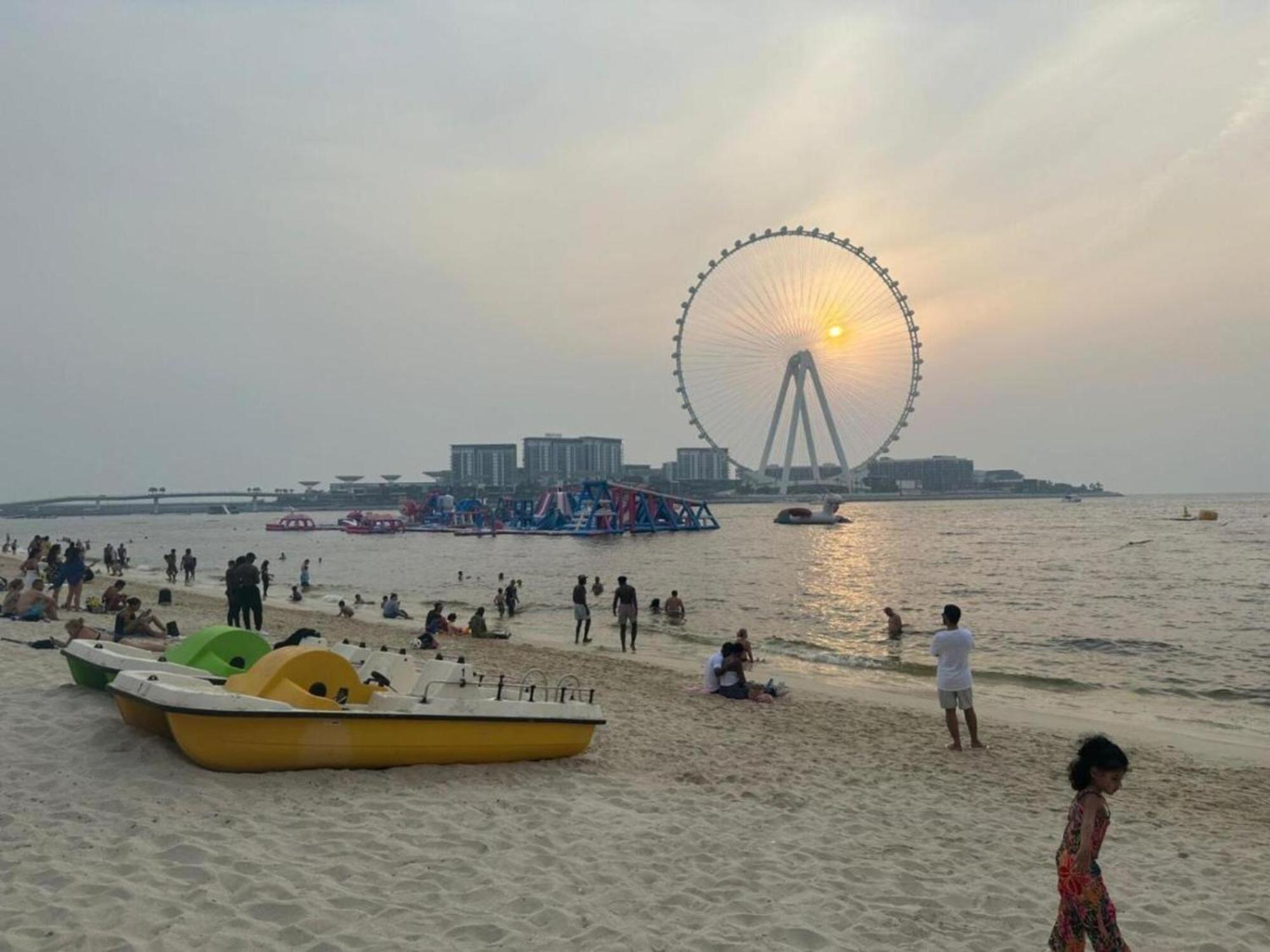 Ahlan New Horizon Marina Beach Jbr Dubai Exterior foto